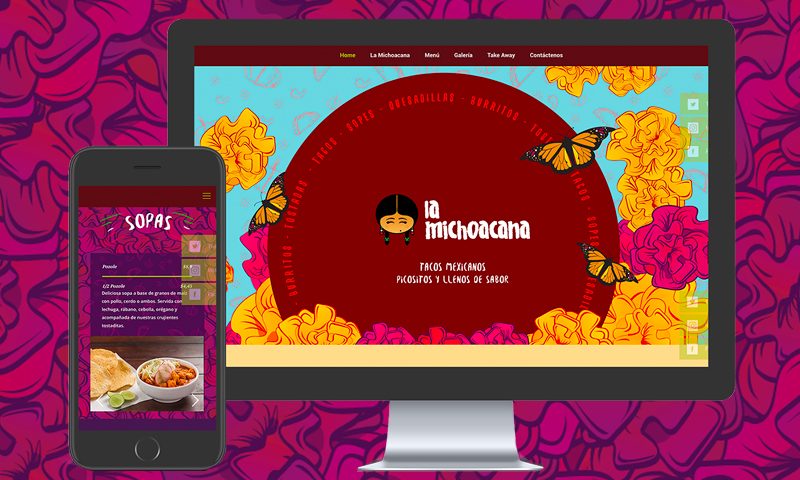 Diseño web - Quito - Taquería La Michoacana