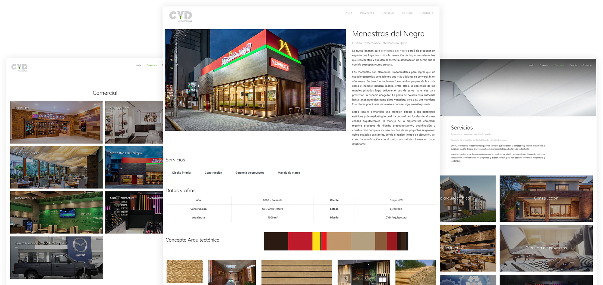 Diseño web - Quito - CVD Arquitectura