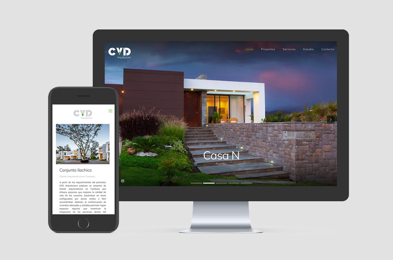 Diseño web - Quito - CVD Arquitectura