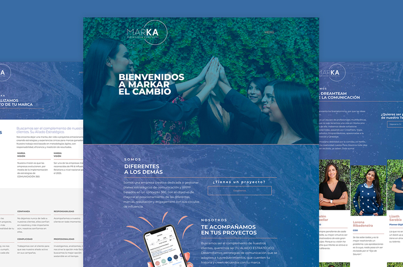 Diseño web - Quito - Marka Comunicación Estratégica