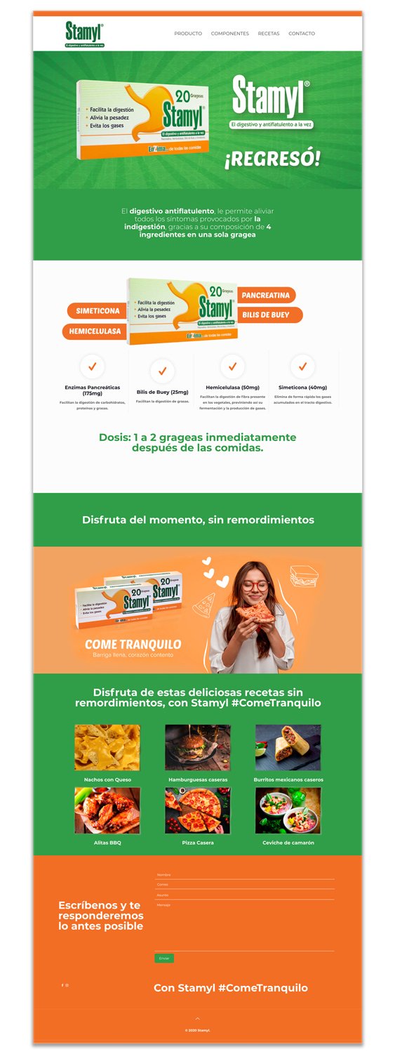 Stamyl - Diseño web