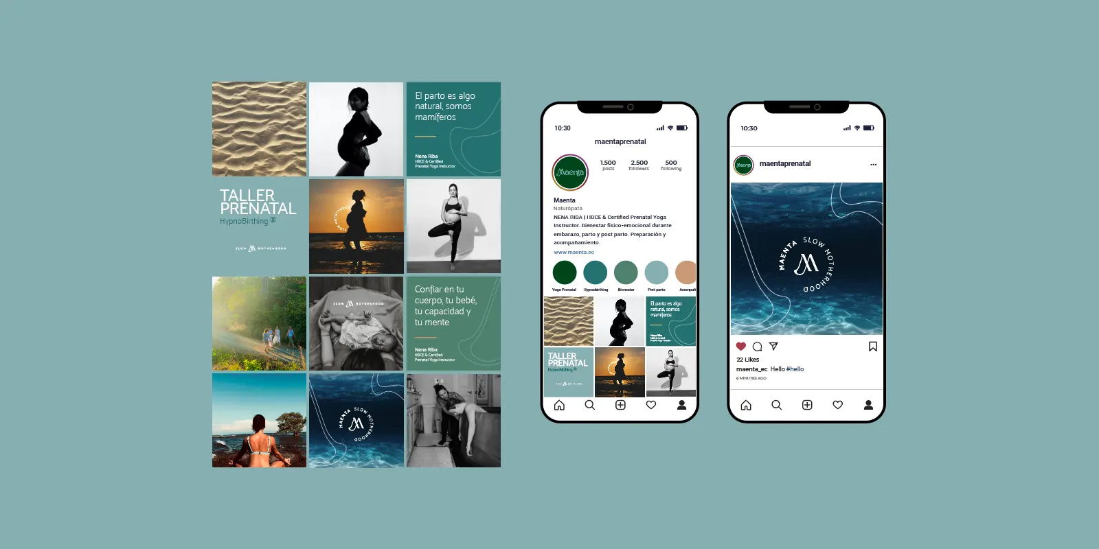Carpeta corporativa diseñado como parte del branding para Marka Comunicación Estratégica